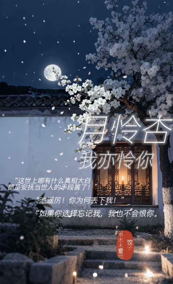 月怜杏，我亦怜你。
